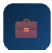 Briefcase icon on a rounded blue square background, indicating a documents/files section